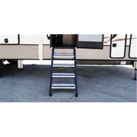 GREEN ARROW EQUIPMENT STP42633H 26 in. 4 Step with Strut Assist Weightless RV Steps GR2605209